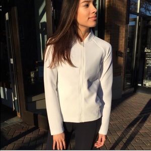White lululemon embrace the space jacket